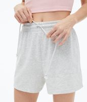 Slouchy High-Waisted Fleece Shorts