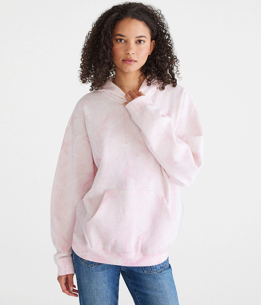Forest Camo Oversized Pullover Hoodie