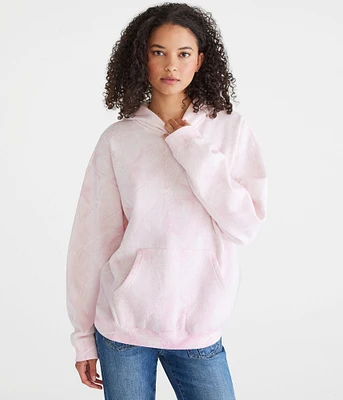 Forest Camo Oversized Pullover Hoodie