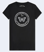 Aeropostale Butterfly Foil Graphic Tee