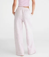 Forest Camo High-Waisted Wide Leg Sweatpants