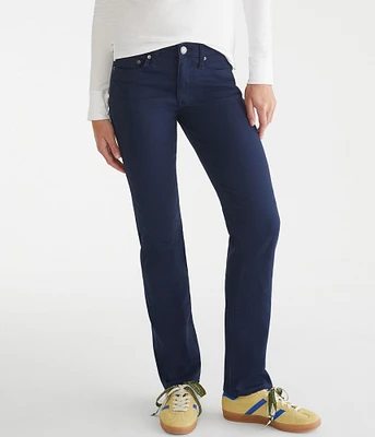 Seriously Stretchy Mid-Rise Straight Uniform Pants