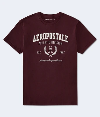 Aeropostale Athletic Division Appliqué Graphic Tee