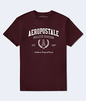 Aeropostale Athletic Division Appliqué Graphic Tee