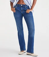 Curvy Mid-Rise Bootcut Jean