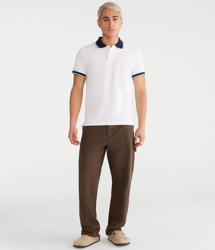 Contrast Tipped Piqué Polo