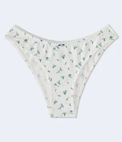 Printed Picot-Trim Cheeky