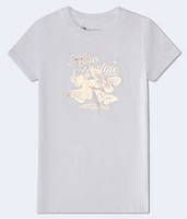 Aeropostale Butterflies Foil Graphic Tee
