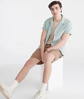 Short Sleeve Gauze Camp Shirt