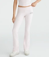 Los Angeles Mid-Rise Fold-Over Flare Leg Pants