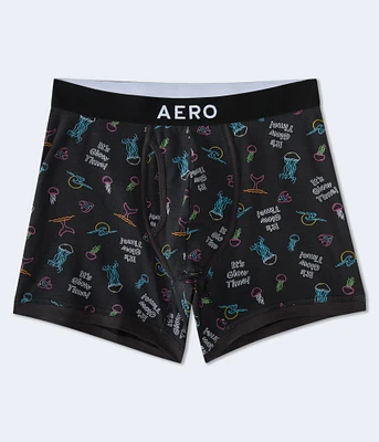 Jellyfish Glow Time 4.5" Knit Boxer Briefs