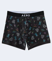 Jellyfish Glow Time 4.5" Knit Boxer Briefs