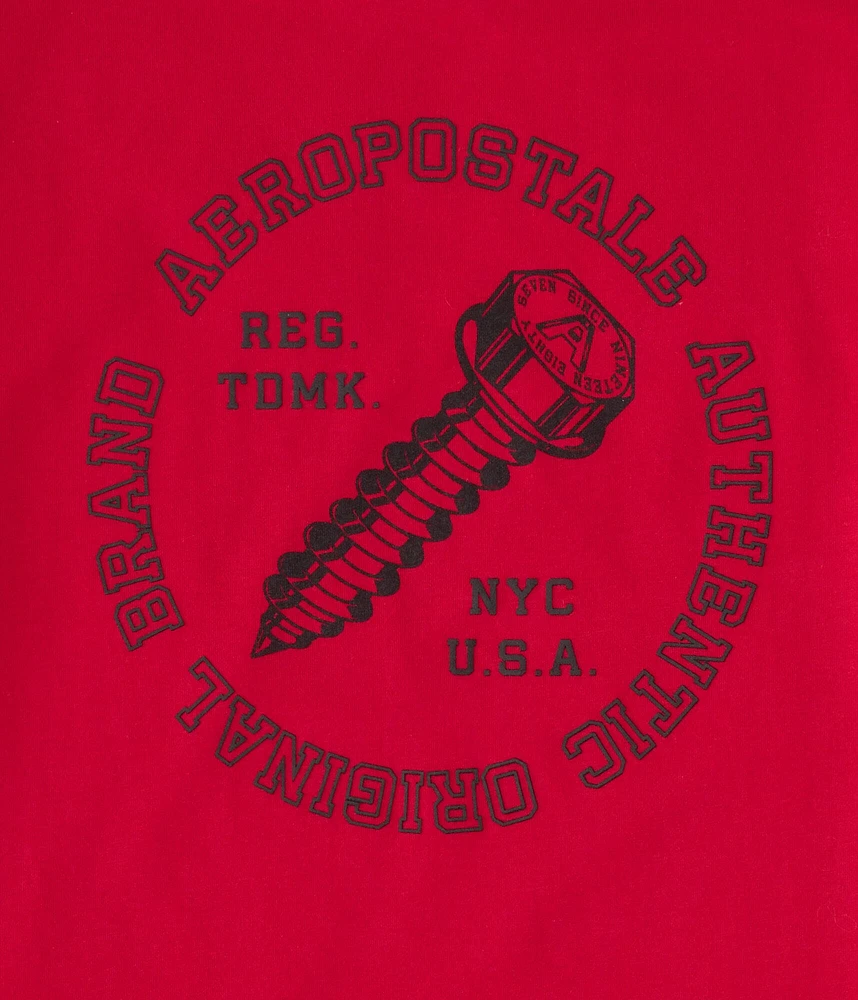 Aeropostale Screw Logo Graphic Tee