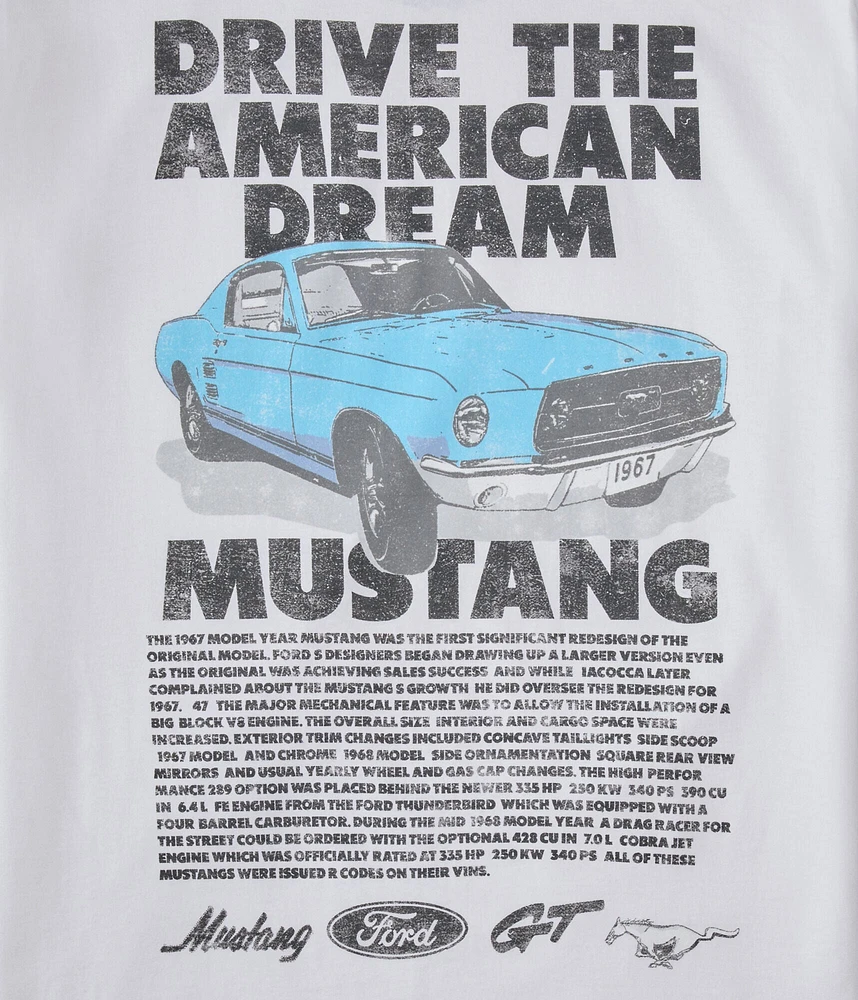 American Dream Mustang Oversized Graphic Tee