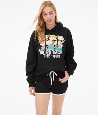 Rugrats Bring Back The '90s Boyfriend Pullover Hoodie
