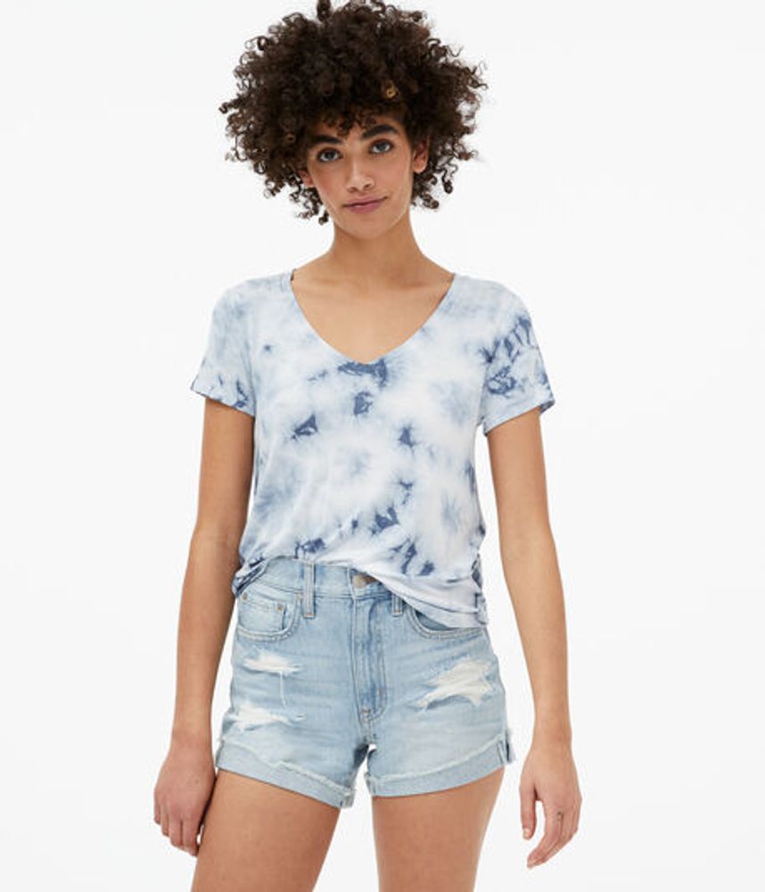 Seriously Soft Tie-Dye V-Neck Tee