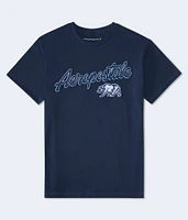 Aeropostale Cali Bear Appliqué Graphic Tee