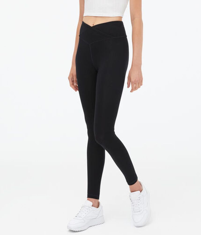 Aéropostale Seriously Soft High-Waisted Crossover Leggings