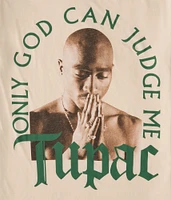Tupac Only God Oversized Graphic Tee