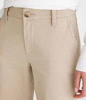 Low-Rise Baggy Wide Leg Uniform Pants