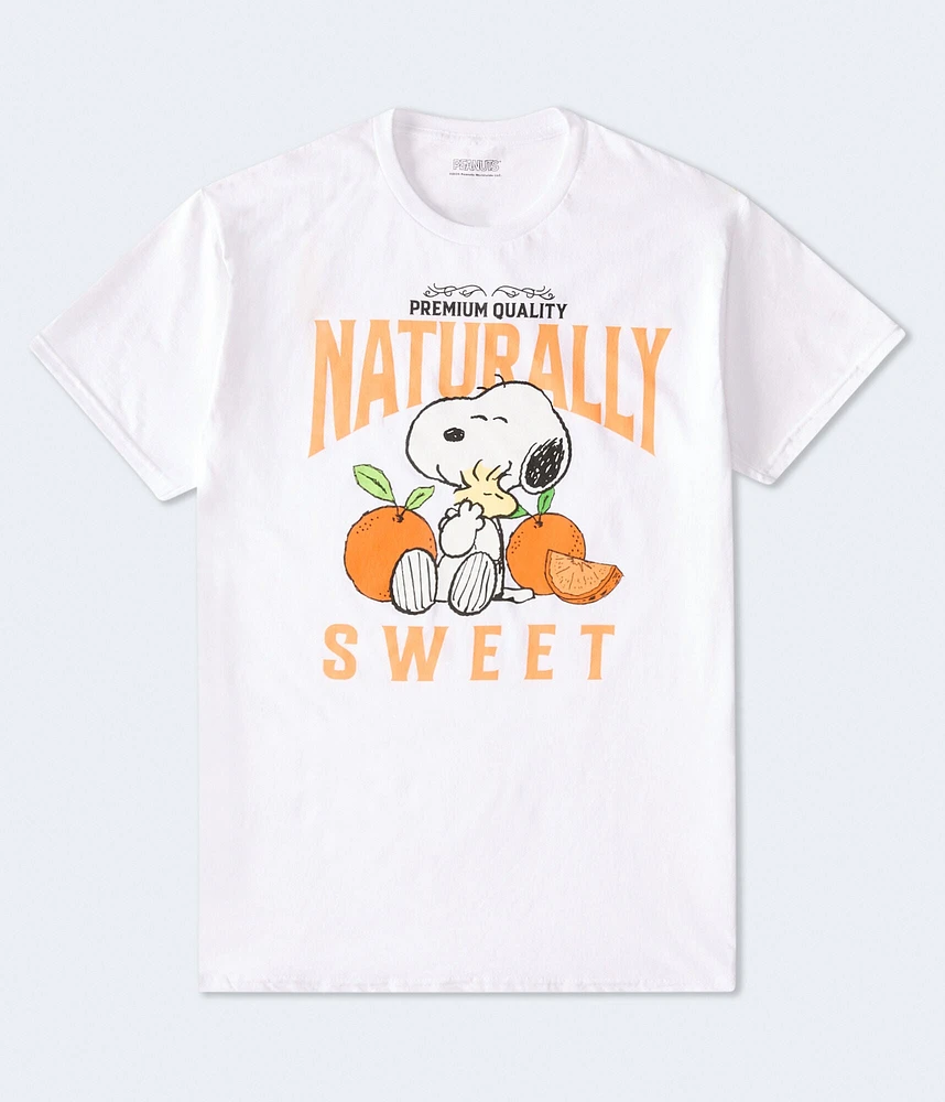 Snoopy Naturally Sweet Oversized Graphic Tee