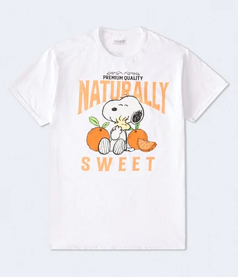 Snoopy Naturally Sweet Oversized Graphic Tee