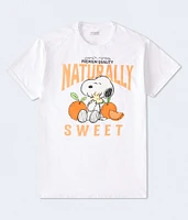 Snoopy Naturally Sweet Oversized Graphic Tee