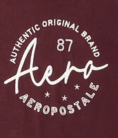 Aero Script Circle Graphic Tee