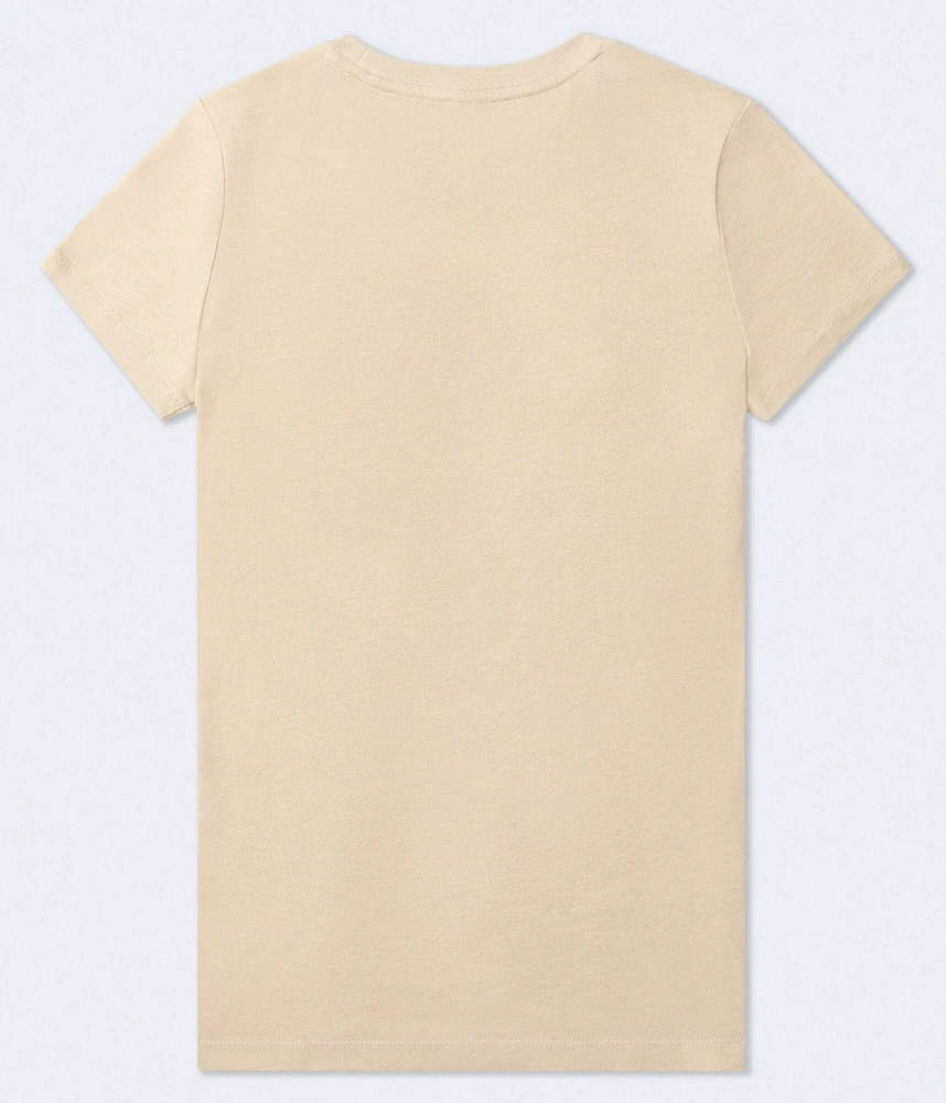 Aero Floral Logo Appliqué Graphic Tee