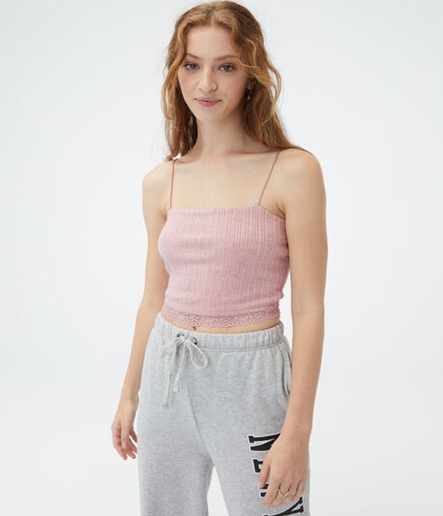 Aéropostale Seriously Soft Cropped Bungee Cami