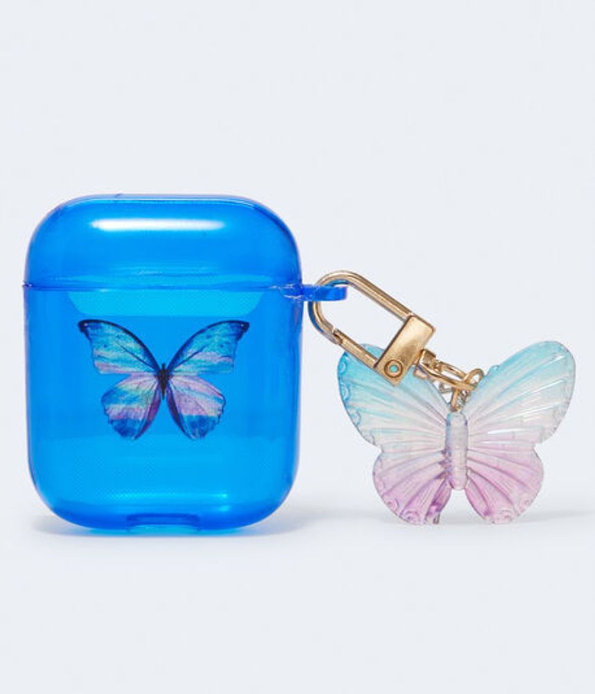 Butterfly Charm Earbud Case