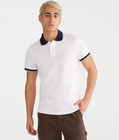 Contrast Tipped Piqué Polo