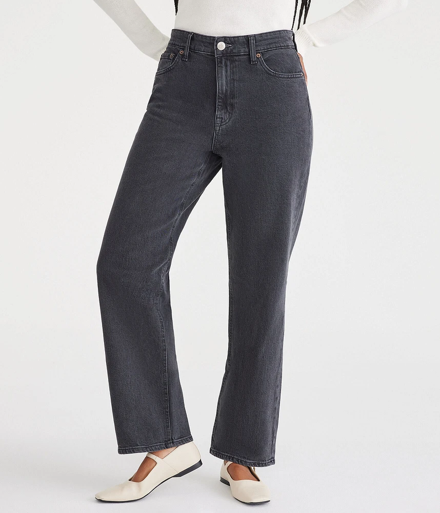 Curvy High-Waisted Baggy Jean