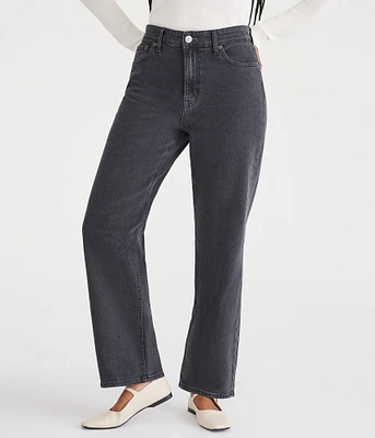Curvy High-Waisted Baggy Jean