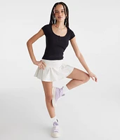 Seriously Soft Henley Tiny Top