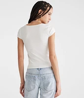 Seriously Soft Henley Tiny Top