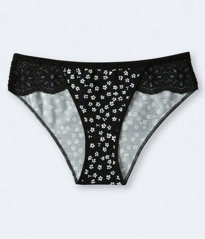 Aéropostale Floral Side-Lace Hipster