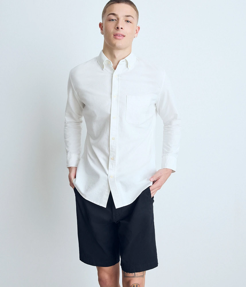 Long Sleeve Oxford Uniform Shirt