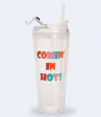 Comin' In Hot! Flip-Top Water Bottle