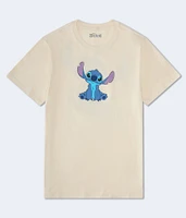 Stitch Sitting Relaxed Graphic Tee