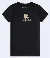 Aeropostale Teddy Bear Graphic Tee