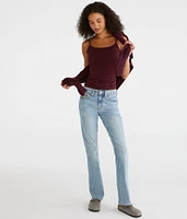 Mid-Rise Bootcut Jean