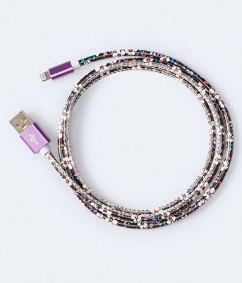 Metallic Daisy USB Cable