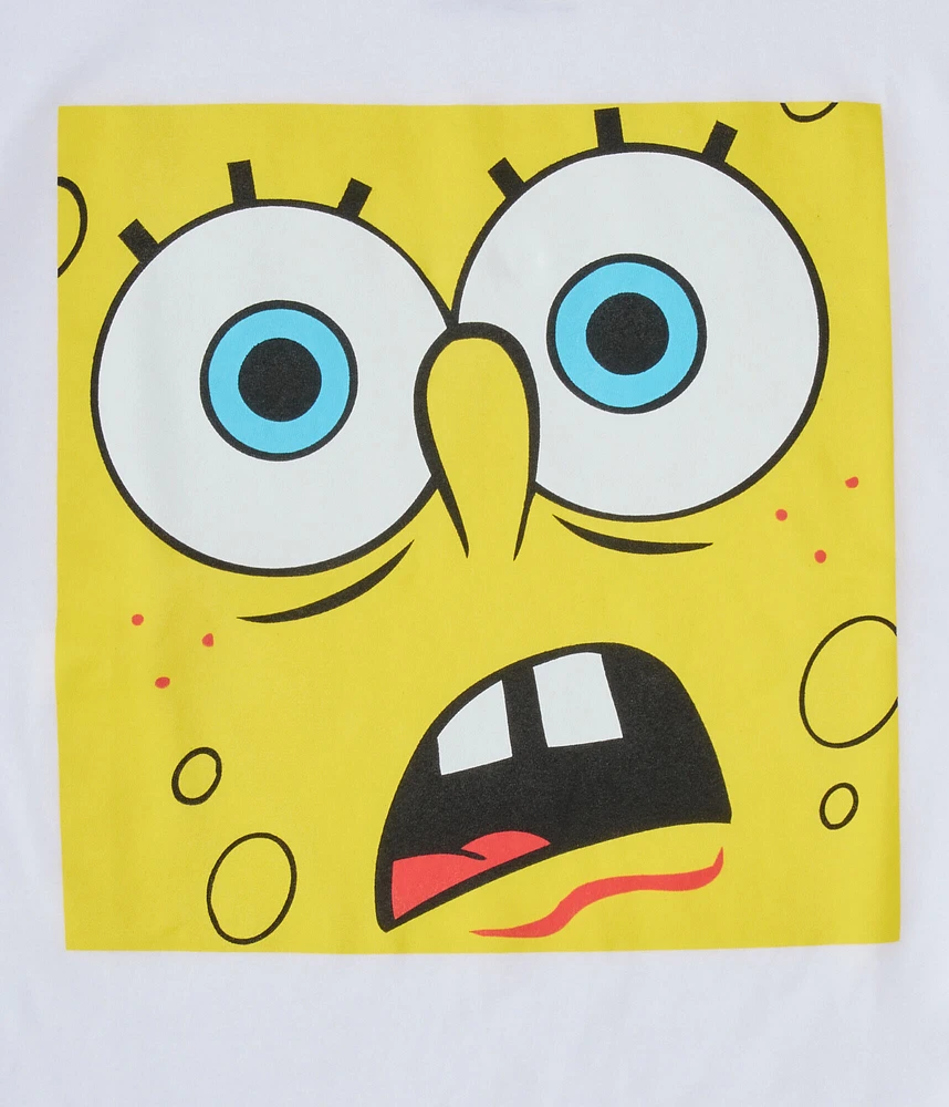 SpongeBob Face Relaxed Graphic Tee