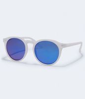 Frosted Round Sunglasses