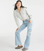 Flare Mid-Rise Cargo Jean