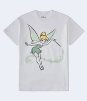 Tinkerbell Sketch Oversized Graphic Tee