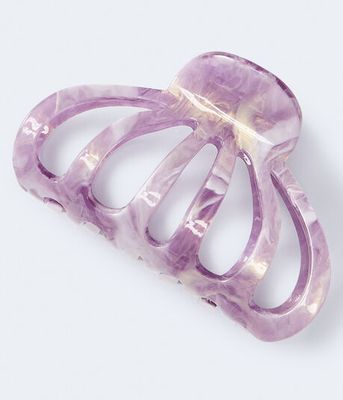 Swirled Shell Cage Claw Hair Clip