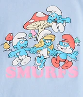 The Smurfs Oversized Graphic Tee