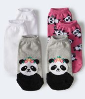 Fuzzy Panda Ankle Sock 3-Pack